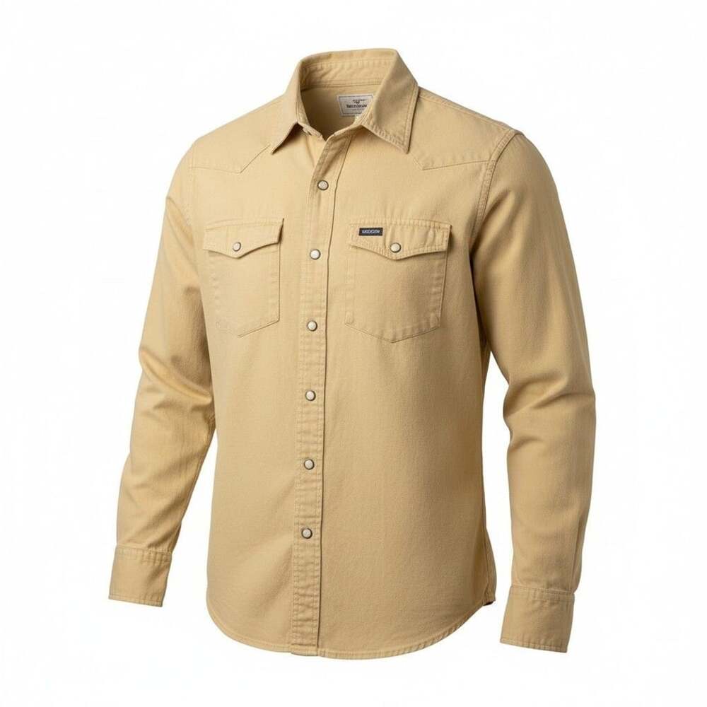 Kimes Ranch Long Sleeve Button-Up Shirt Size Medium Ivory